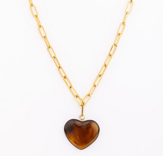 Natalia Necklace- Tortoise