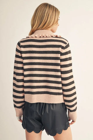 Beatrice Stripe Cardigan