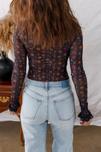 Floral Mesh Bodysuit