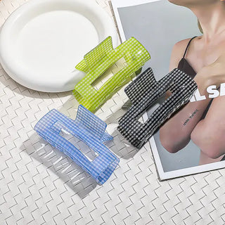 Gingham Hair Clip