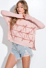 Candy Cane Bow Top