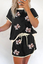 Football Bow Patch Set