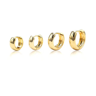 Gold Huggie Earring Bar