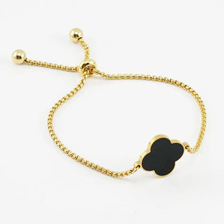 Quatrefoil Adjustable Bracelet