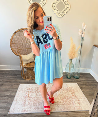 USA Babydoll Dress