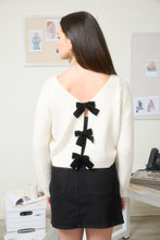 Velvet Bow Cardigan