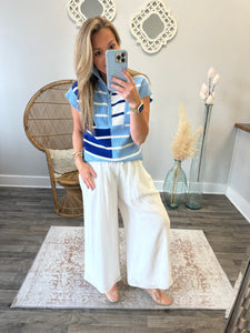 Bleu Sweater Top