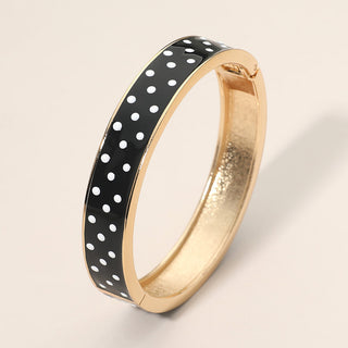 Polka Dot Hinged Bracelet