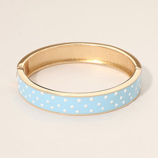 Polka Dot Hinged Bracelet
