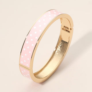 Polka Dot Hinged Bracelet