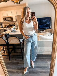 Rib Tank Built in Bra Tank
