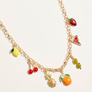 Fruit Charm Necklace