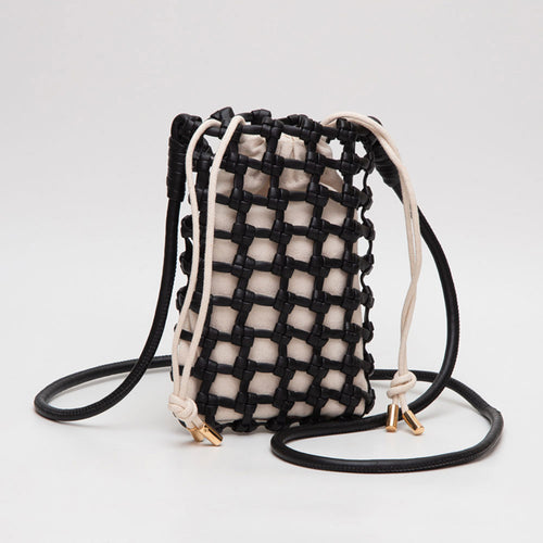 Mini Woven Crossbody Bag