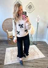Pearl Bow Sweater