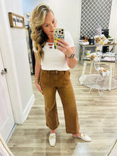 PRE ORDER- Bree Cropped High Rise Wide Leg Jeans