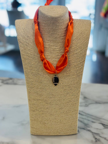 Scarf Football Necklace