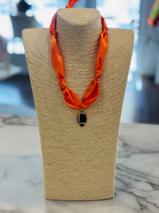 Scarf Football Necklace