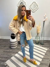 Fluffy Cable Knit Cardi