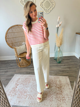 Taffy Stripe Sweater Top