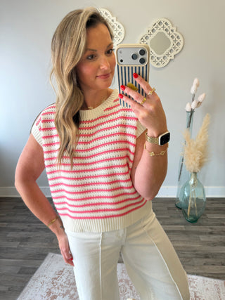 Taffy Stripe Sweater Top