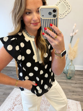 Spot On Blouse