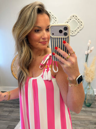 Rosy Midi Dress