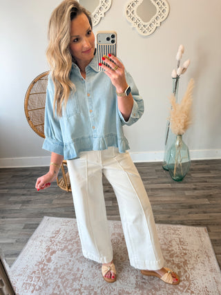 Heritage Ruffle Top