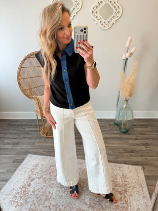 Lennox Contrast Top