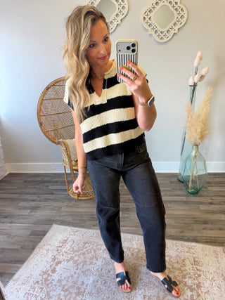 City Lines Sweater Top