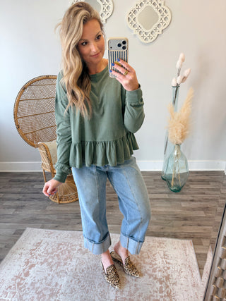 Aspen Peplum Top