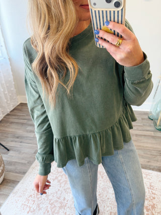 Aspen Peplum Top