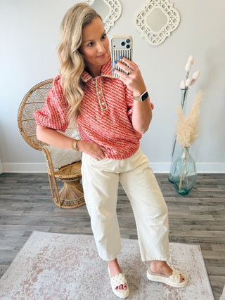 Blair Tweed Top