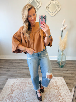 Stripe & Swing Top