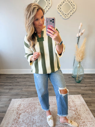 Greer Stripe Sweater