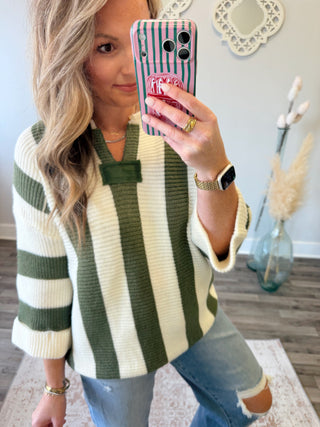 Greer Stripe Sweater