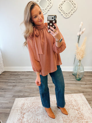 Sienna Dot Blouse