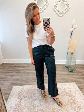 Raven Leather Pants