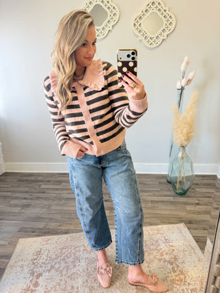 Beatrice Stripe Cardigan
