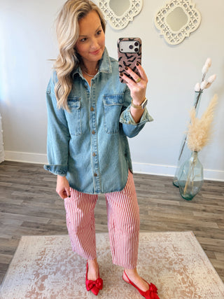 Lennox Denim Shacket
