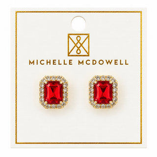 Hadley Earrings- Red