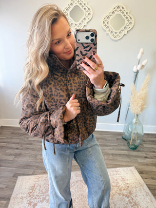 Lola Leopard Puffer Jacket