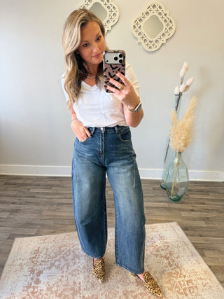 Love Super High Waisted Barrel Jeans