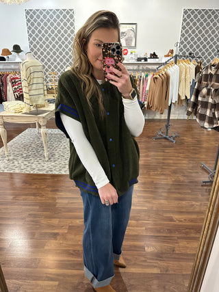 Sherpa Varsity Vest