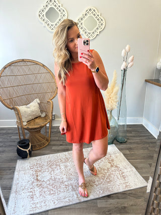 Scoop Neck Tank Dress