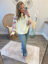 Malva Plaid Pullover Sweater