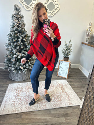 Prancer Poncho Sweater