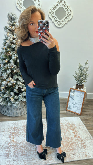Crinkle Shimmer Top