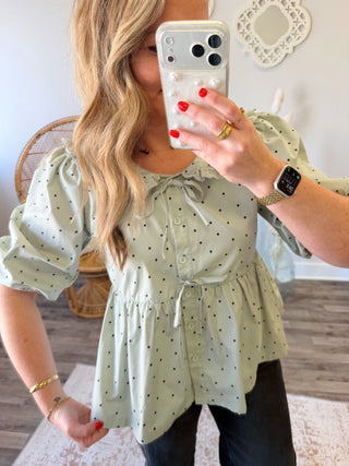 Darling Dot Blouse
