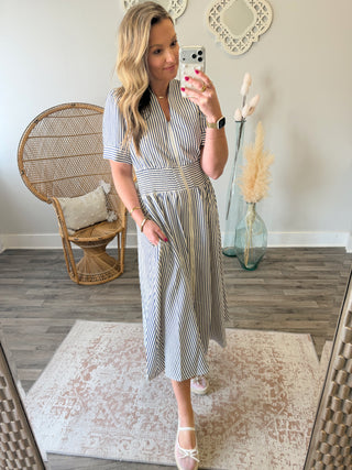 Tidal Stripe Dress