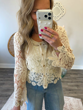 Nola Crochet Top